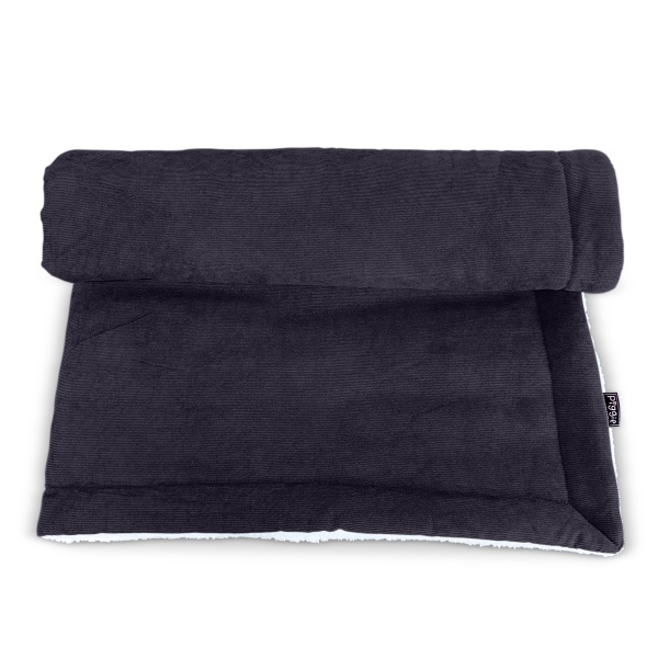 Black Corduroy Luxury Dog Blanket